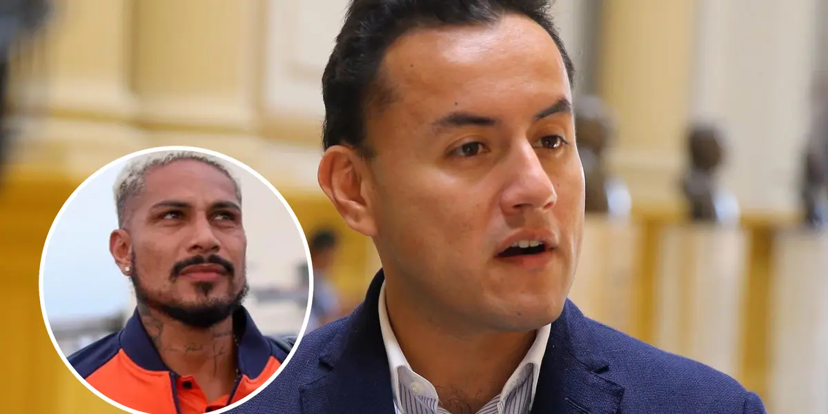 Paolo Guerrero - Richard Acuña (Foto: Andina)