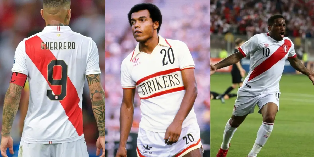 Paolo guerrero, Cubillas y Jefferson Farfán, goleadores de Perú