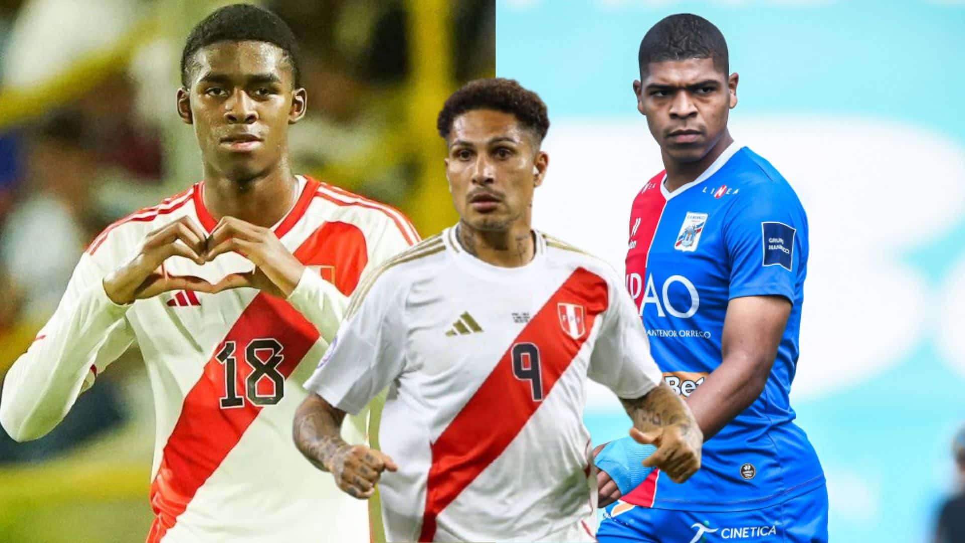 Paolo Guerrero - Víctor Guzmán - Percy Liza (Foto: Transfermarkt)