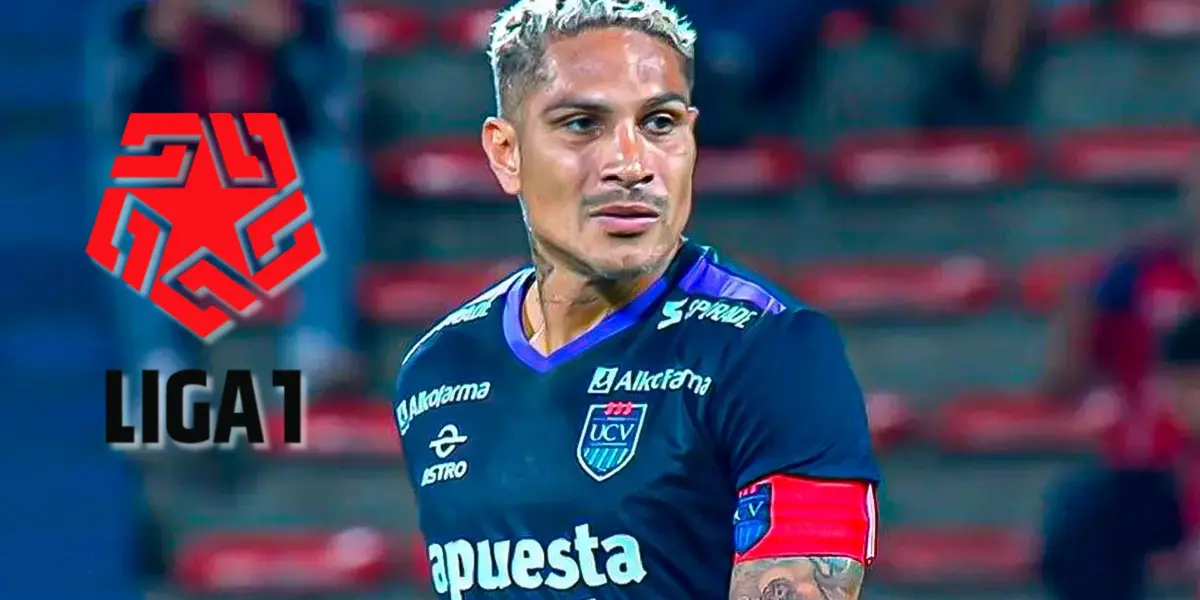 Paolo Guerrero vistiendo la camiseta de la UCV de Trujillo