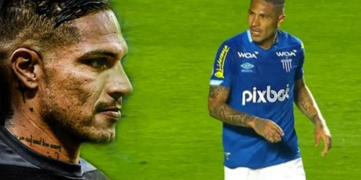 Paolo Guerrero no vive un gran momento en el fútbol de Brasil