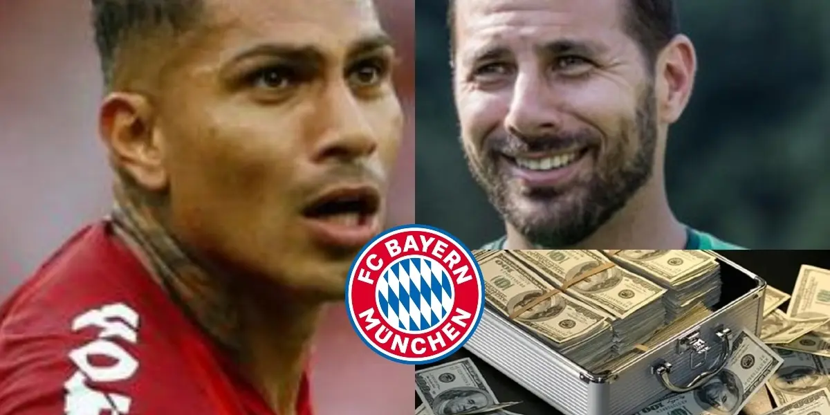 Paolo Guerrero y Claudio Pizarro formaron una buena dupla en el Bayern de Múnich, pero el Bombardero de los Andes tenía un mejor salario