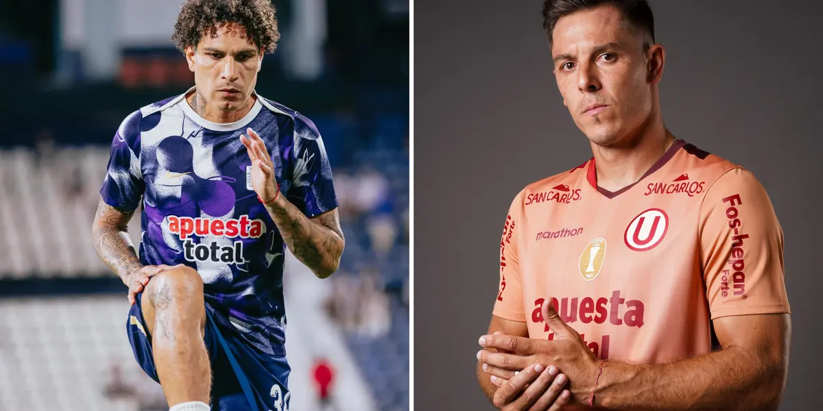 Paolo Guerrero y Diego Churín (Foto: Facebook de Alianza Lima y Universitario de Deportes).