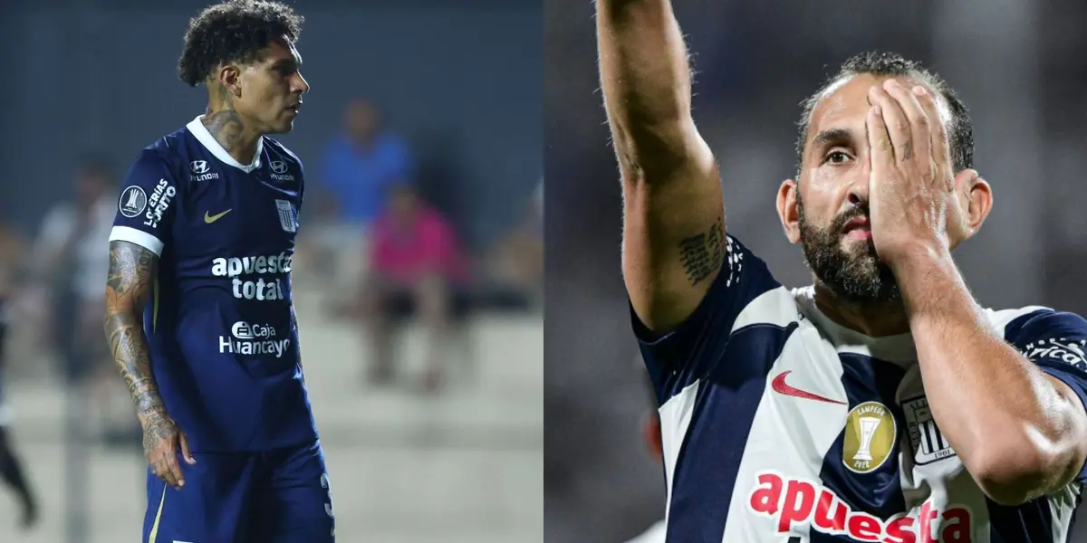 Paolo Guerrero y Hernán Barcos.