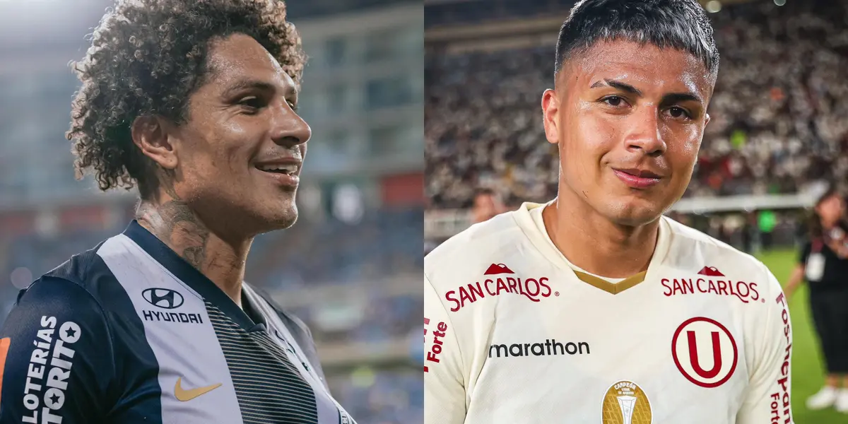 Paolo Guerrero y Jairo Concha (Foto: Alianza Lima y Universitario)