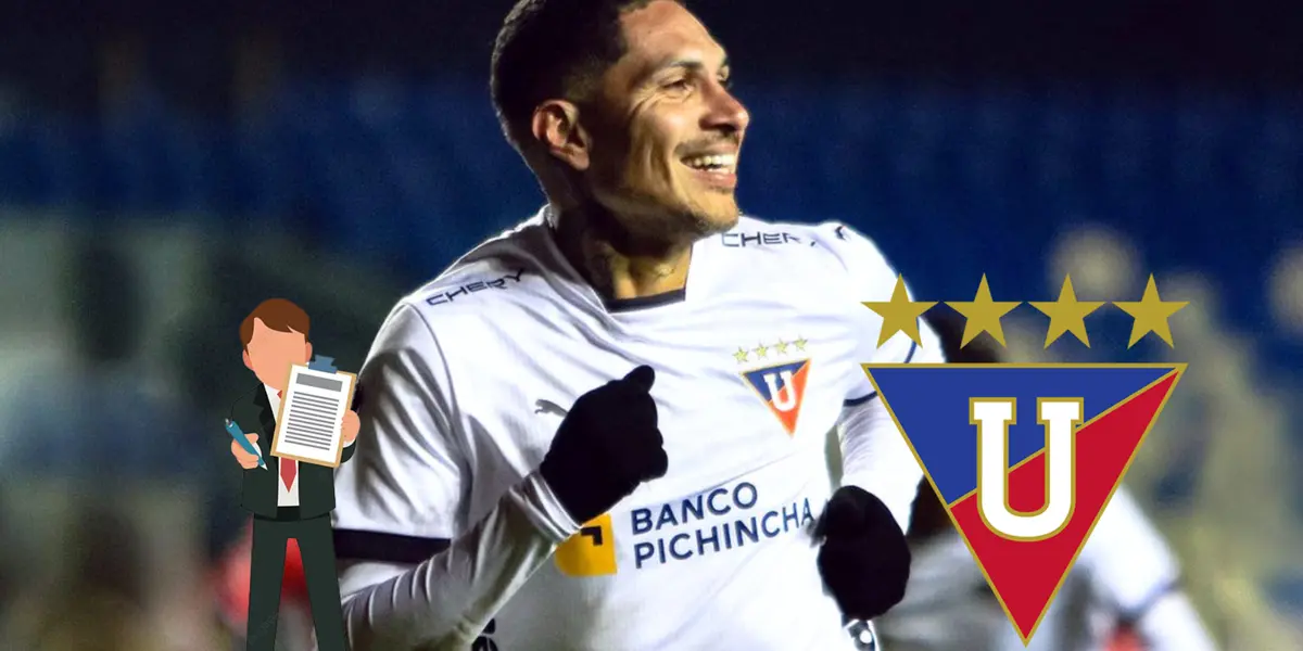 Paolo Guerrero y lo que le respondieron desde LDU para que se quede