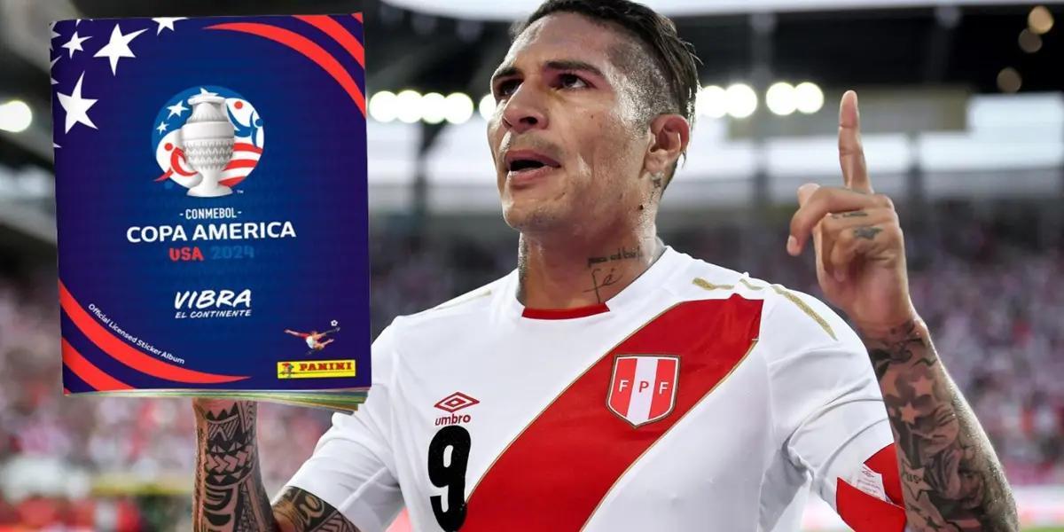 Paolo Guerrero y los jugadores que saldrán en el álbum Panini de la Copa América