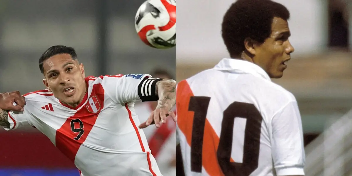 Paolo Guerrero y Teofilo Cubillas.