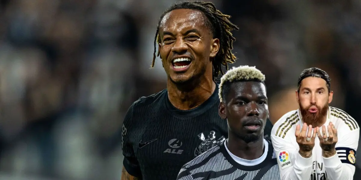 Paul Pobga - Sergio Ramos - André Carrillo (Foto: Corinthians)