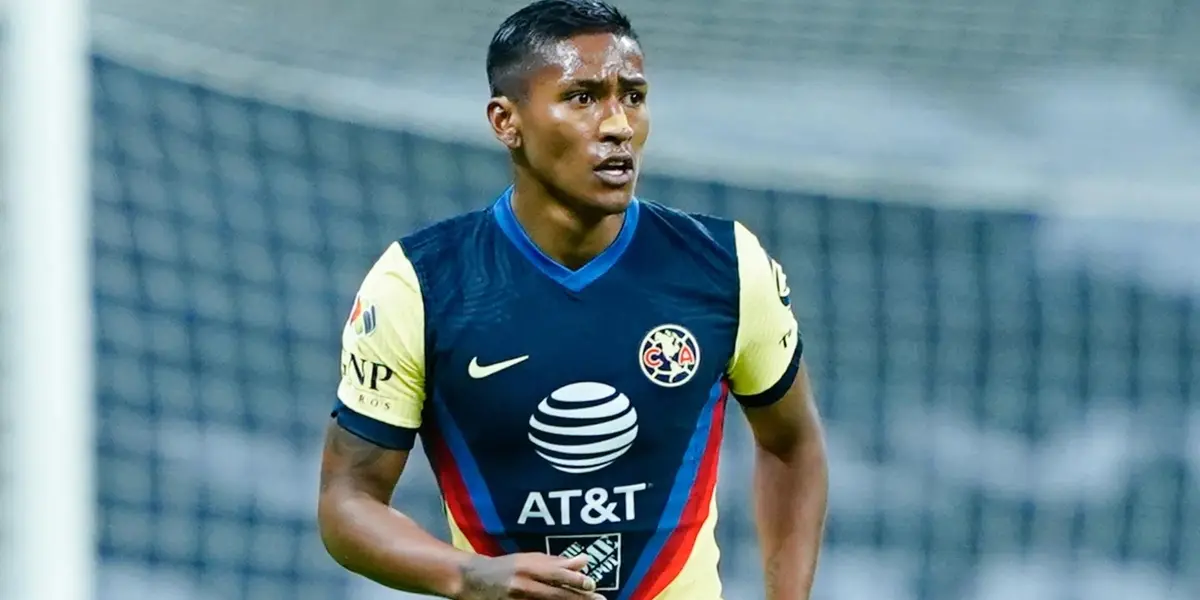 Pedro Aquino por fin pudo marcar su primer gol con el América de México en la Liga MX