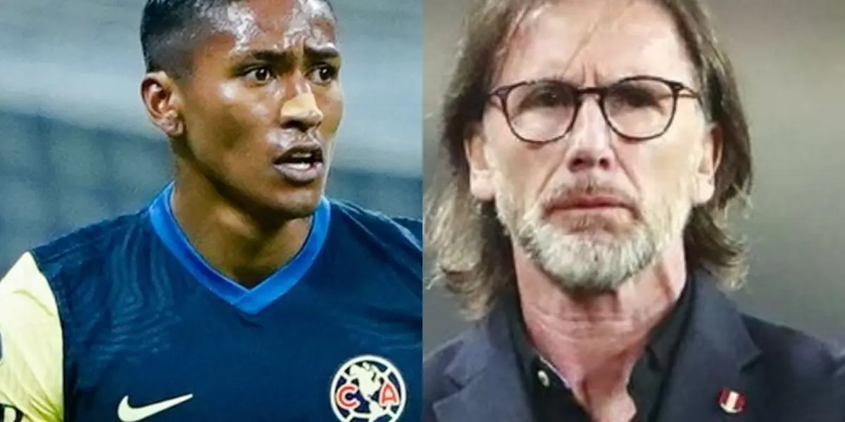 Pedro Aquino salió lesionado en el triunfo del América y Ricardo Gareca tiene en la mira a Alexis Arias.