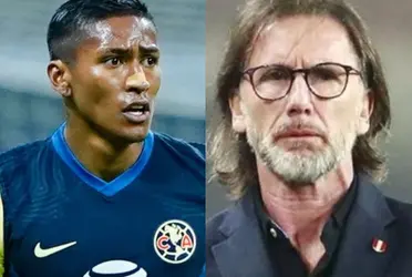 Pedro Aquino salió lesionado en el triunfo del América y Ricardo Gareca tiene en la mira a Alexis Arias.