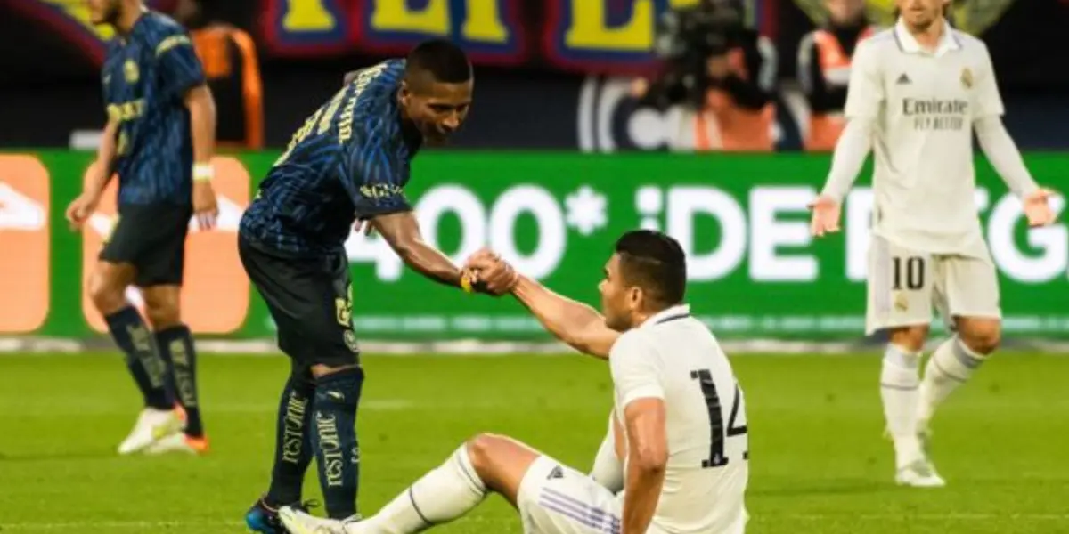 Pedro Aquino tuvo minutos en el empate del América