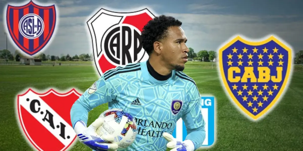 Pedro Gallese con la camiseta de Orlando City.
