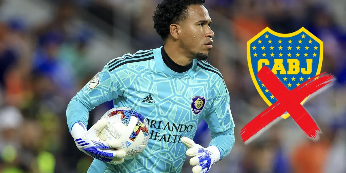 Pedro Gallese vistiendo la camiseta del Orlando City de los Estados Unidos