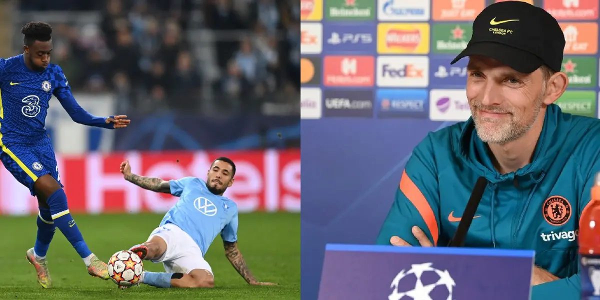 'Peñita' recibió elogios del DT del Chelsea tras el partido del Chelsea y Malmo.