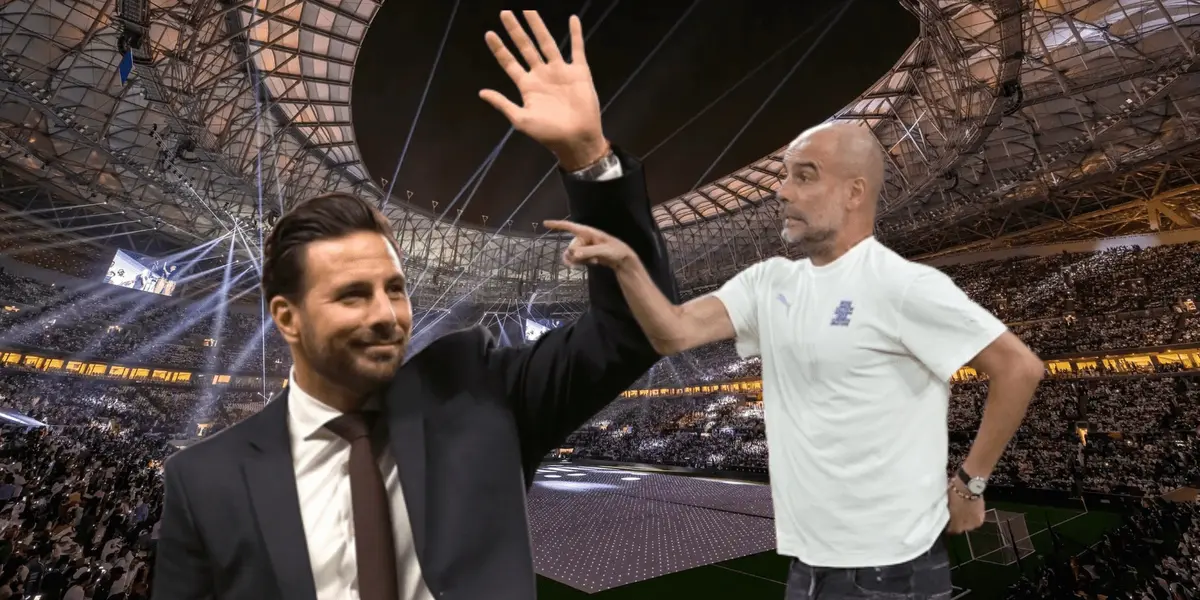 Pep Guardiola quedó impactado al volver a ver a Claudio Pizarro