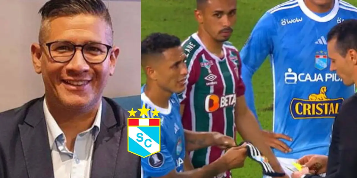 Periodista criticó al mediocampista de Sporting Cristal tras salir expulsado ante el ‘Flu’