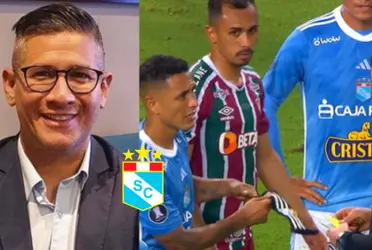Periodista criticó al mediocampista de Sporting Cristal tras salir expulsado ante el ‘Flu’