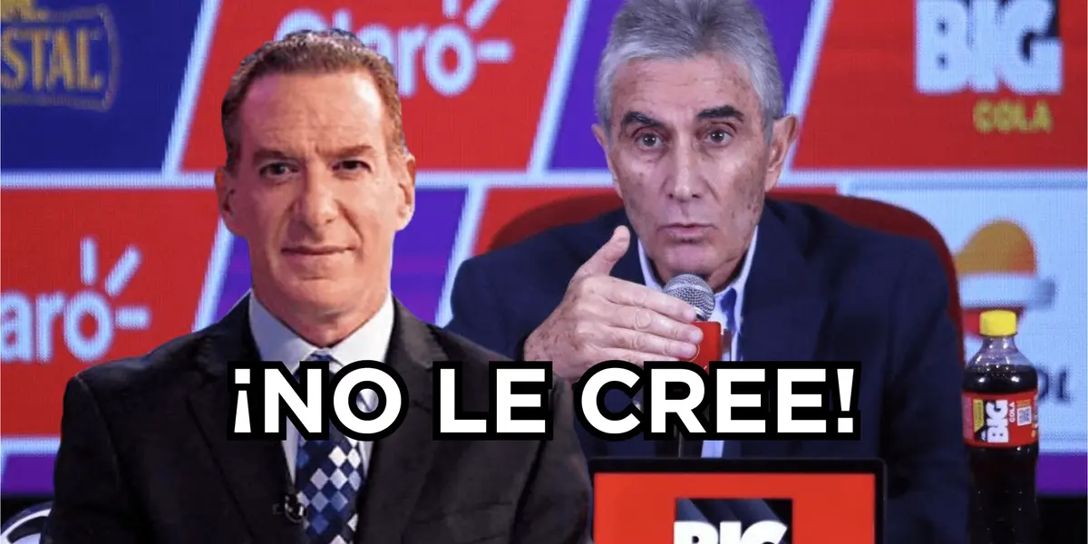 Periodista deportivo disparó contra el director general de la Federación Peruana de Fútbol.
