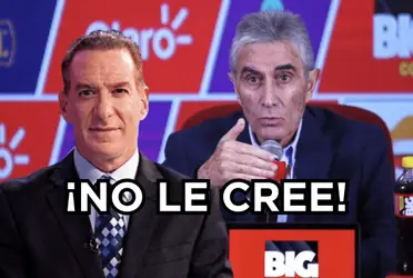 Periodista deportivo disparó contra el director general de la Federación Peruana de Fútbol.