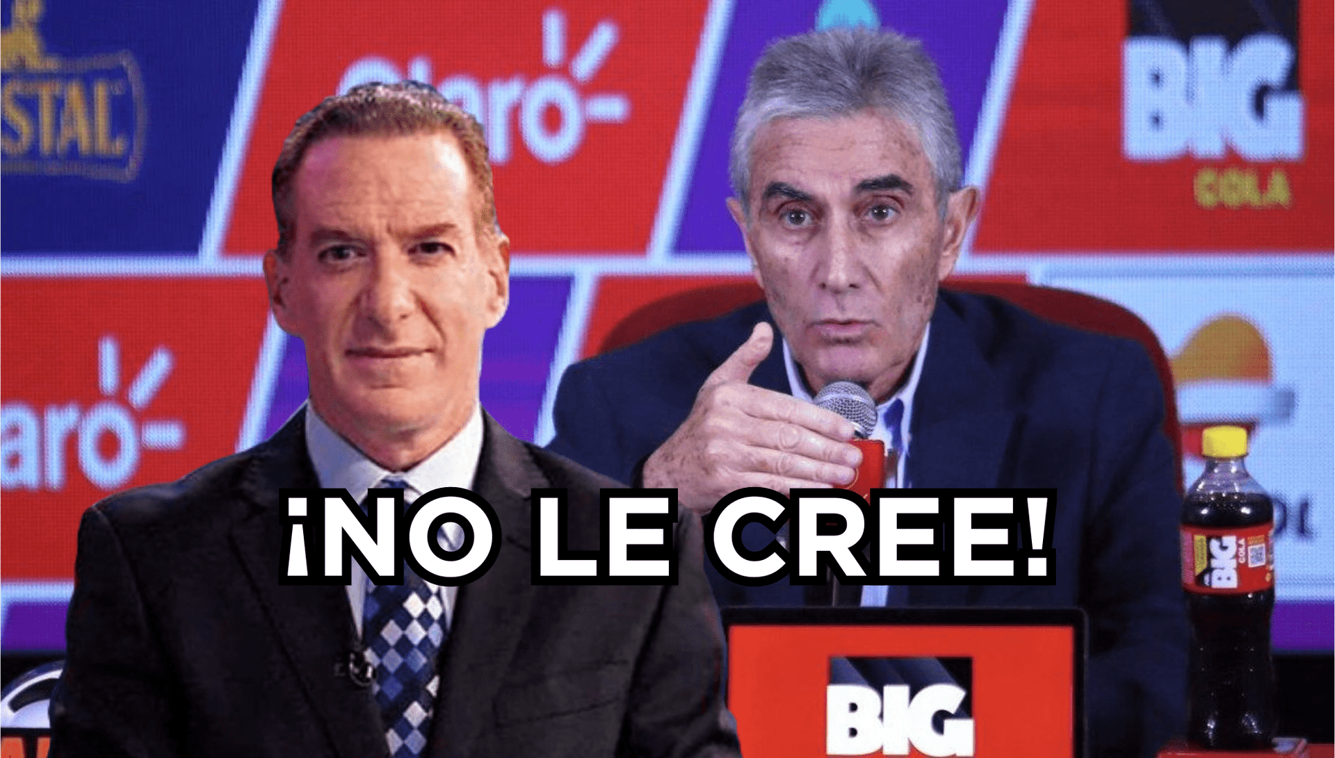 Periodista deportivo disparó contra el director general de la Federación Peruana de Fútbol.