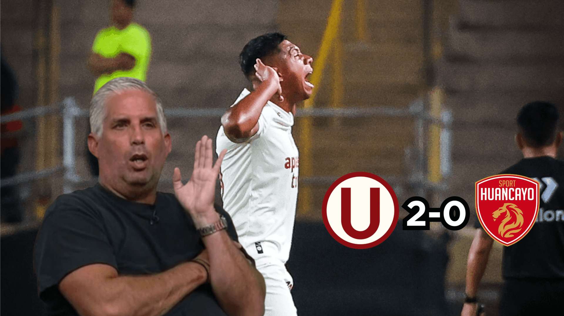 Periodista deportivo se rindió ante Edison Flores tras su gol ante Sport Huancayo. FOTO: 'X'
