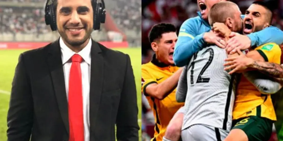 Periodista felicitó al cuadro australiano y le dejó su ‘chiquita’ a la bicolor