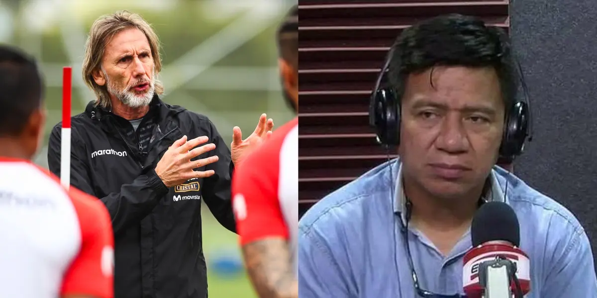 Periodista intervino en los entrenamientos de la Selección Peruana 