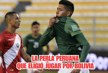 Pese a que nació en el Perú, eligió jugar por la Selección de Bolivia