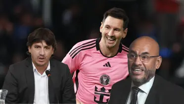 Peter Arévalo - Jean Ferrari - Lionel Messi (Foto: X)
