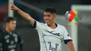 Piero Quispe con la camiseta de Pumas. FOTO: Infobae