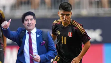 Piero Quispe e Iván Zamorano (Foto: La Bicolor)