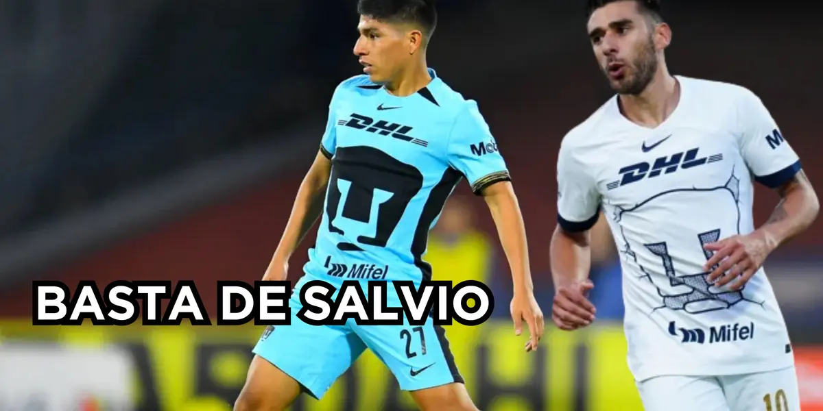 Piero Quispe y Eduardo Salvio jugando para Pumas. FOTO: Football Transfers
