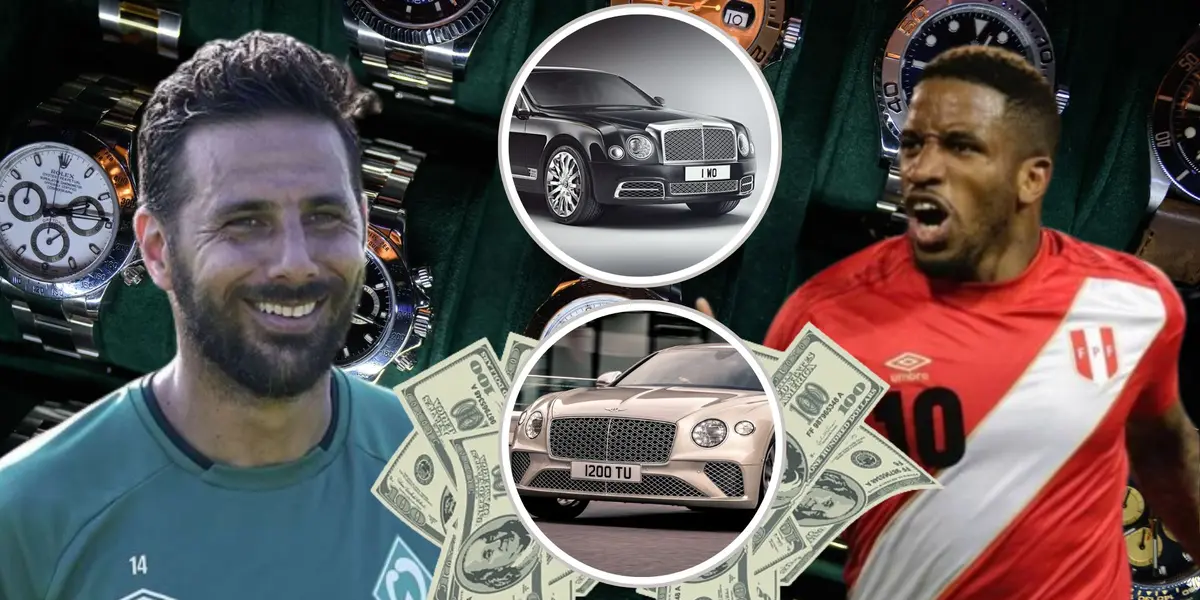 Pizarro tiene un Bentley de $200 mil y la lujosa colección de relojes de Farfán