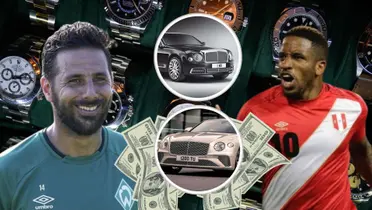 Pizarro tiene un Bentley de $200 mil y la lujosa colección de relojes de Farfán