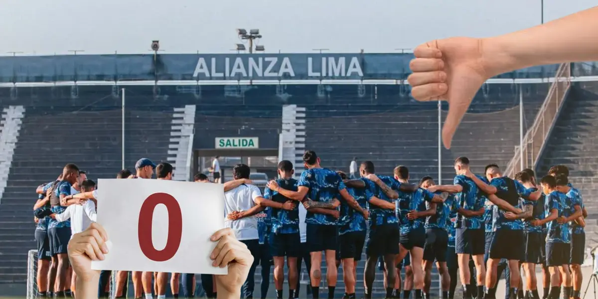 Plantel de Alianza Lima en charla técnica