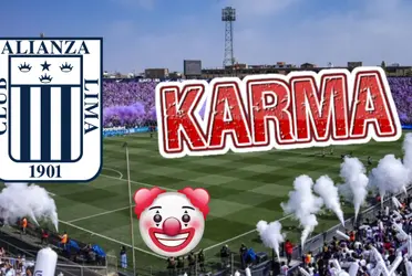 Por burlarse de Alianza Lima el Karma le pagó mal