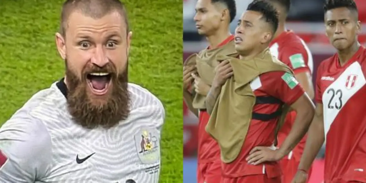 Portero australiano nuevamente reapareció tras eliminar a la Selección Peruana