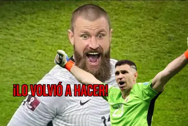 Portero australiano, quien fue héroe de la eliminación de la bicolor de Qatar 2022 lo volvió a hacer.