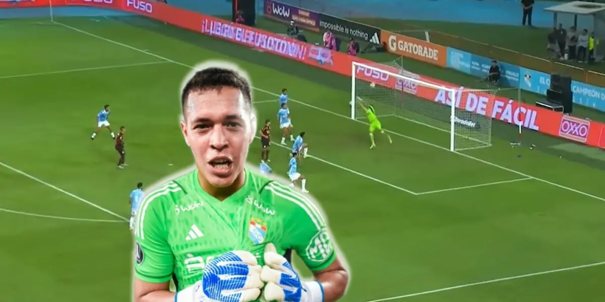Portero de Sporting Cristal se lució con monumental atajada del delantero de Universitario.