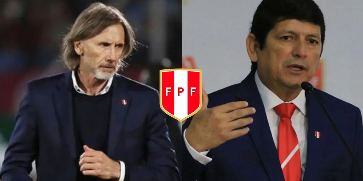 Presidente de la Federación Peruana de Fútbol y una polémica decisión que no le gustó a los hinchas de la bicolor