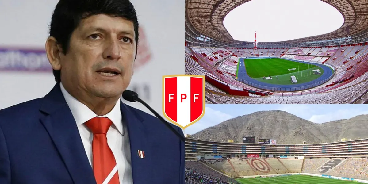 Presidente de la FPF ganaría millones si la bicolor juega en el Monumental y no en el coloso de José Díaz