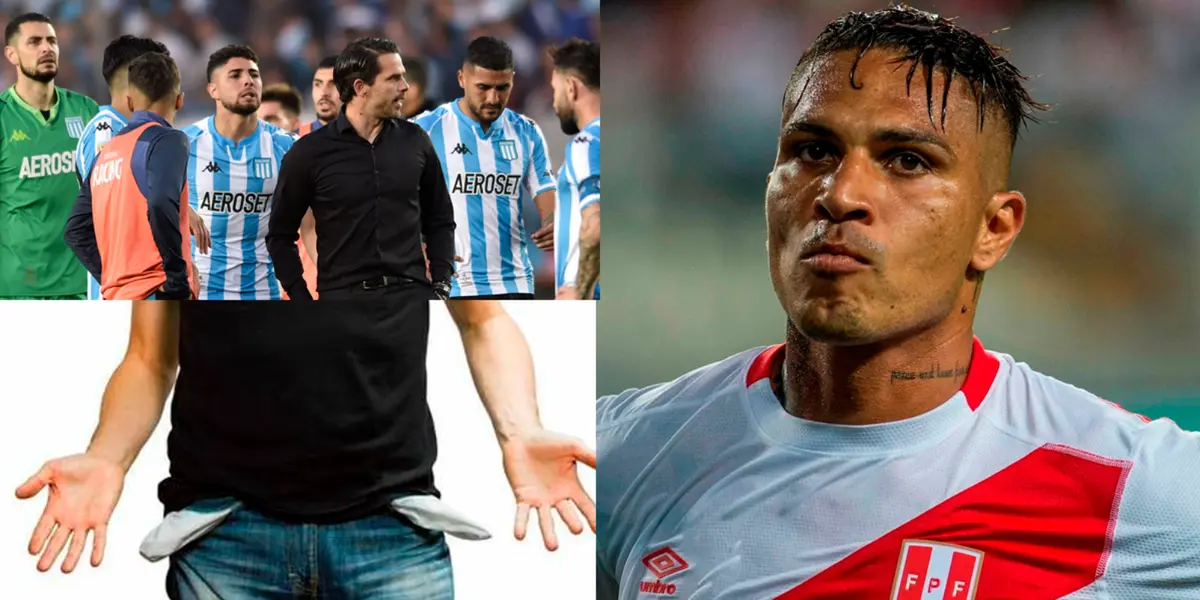 Racing Club quiere a Paolo Guerrero, pero le ofrecen un contrato especial