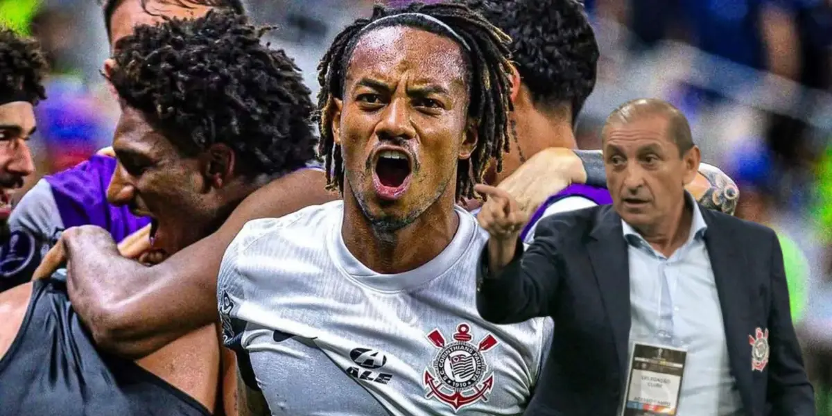 Ramón Díaz - André Carrillo (Foto: Corinthians)