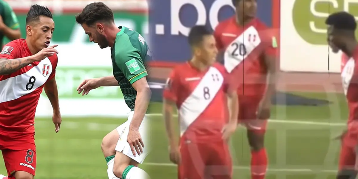 Ramos es un líder en el campo, por tal razón le llamó la atención directamente a Cueva por su error cometido en el medio campo.