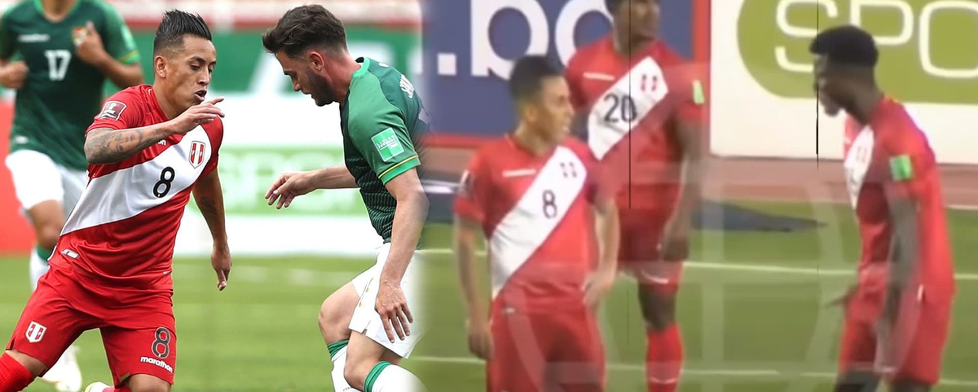 Ramos es un líder en el campo, por tal razón le llamó la atención directamente a Cueva por su error cometido en el medio campo.