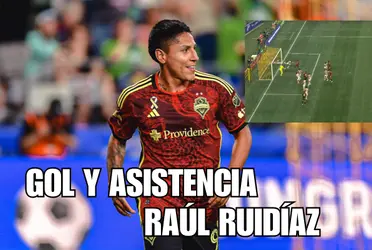 Raúl Ruidíaz celebró su convocatoria con gol y asistencia en MLS