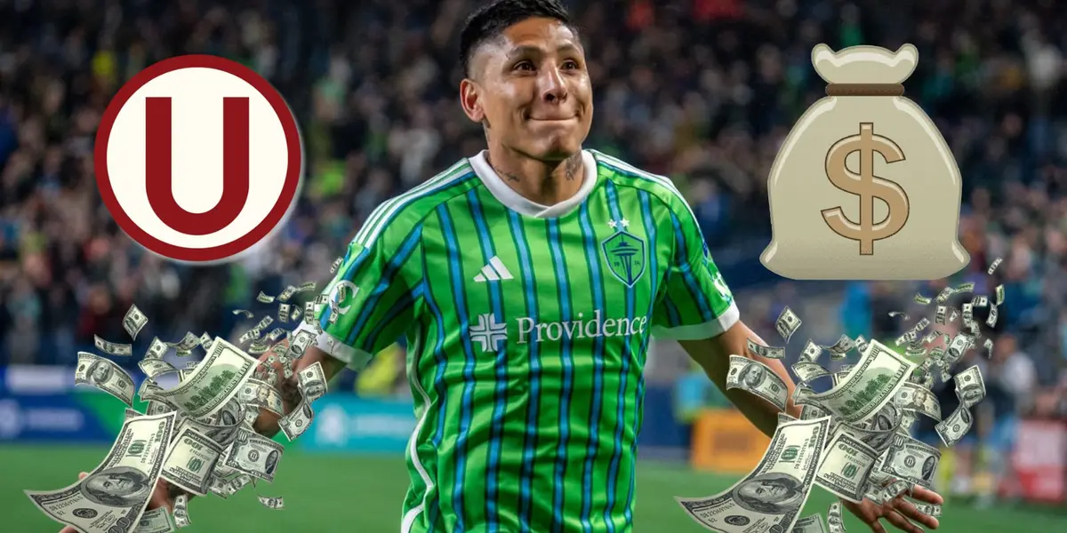 Raúl Ruidíaz con la camiseta del Seattle Sounders de la MLS