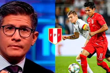 Raúl Ruidíaz no estuvo a la altura del partido ante la Selección de Alemania